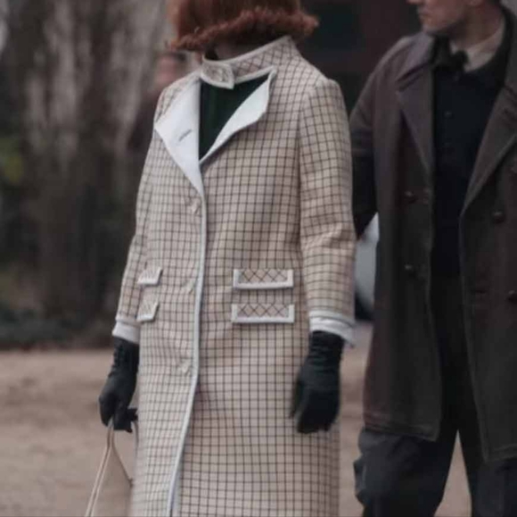 Queen's Gambit Anya Taylor Joy long Coat size small - Picture 4 of 10